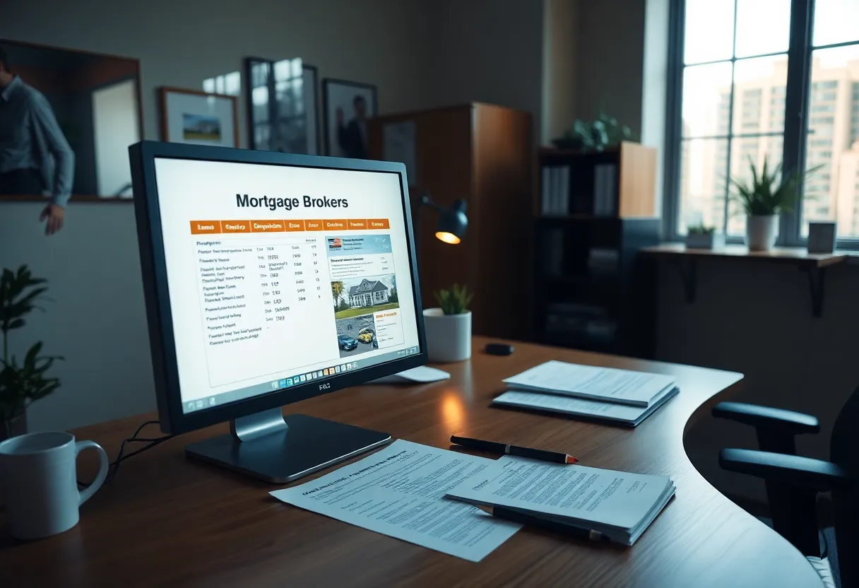 Property valuation for mortgage brokers