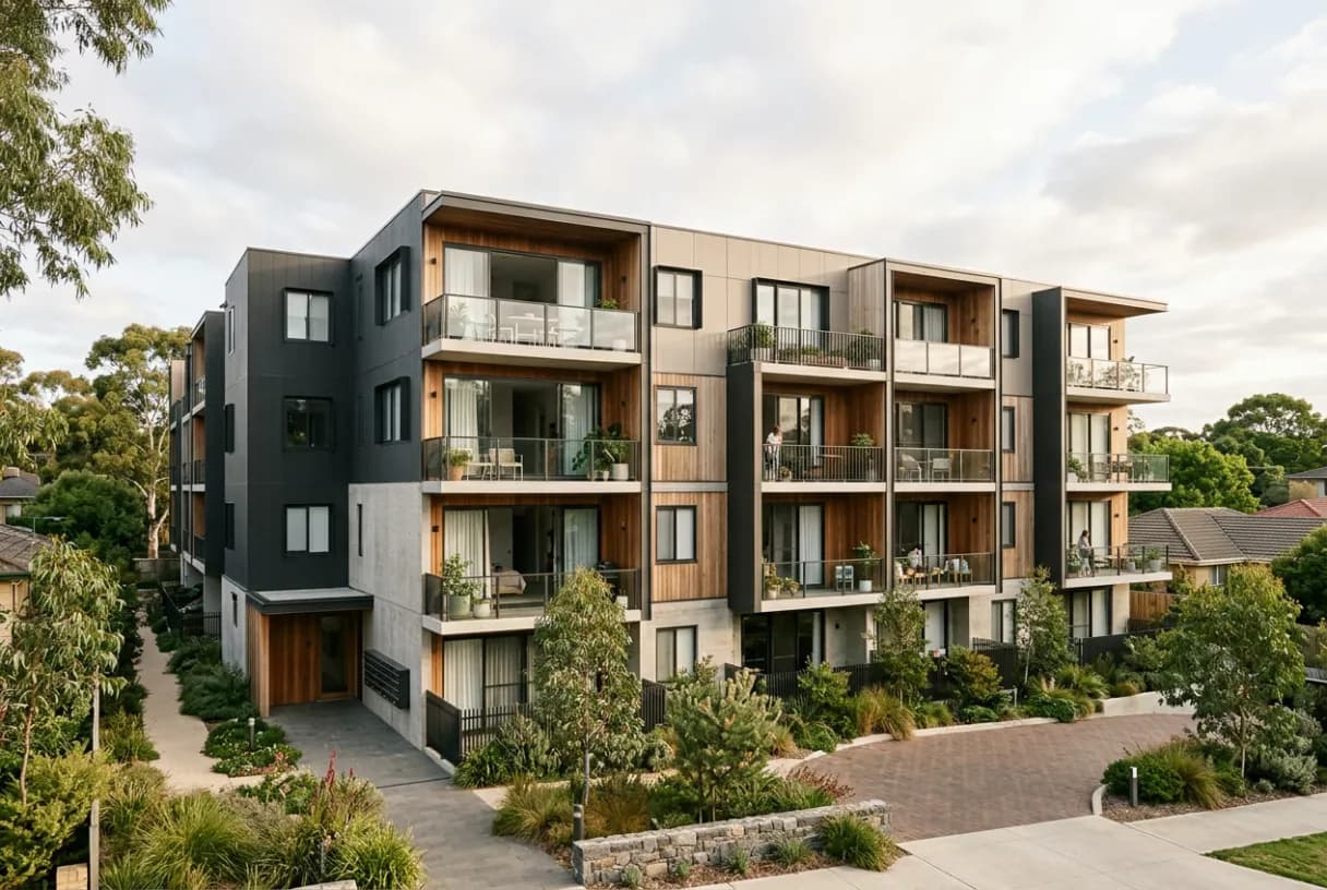 Unit entitlements valuation — Australian strata apartment complex